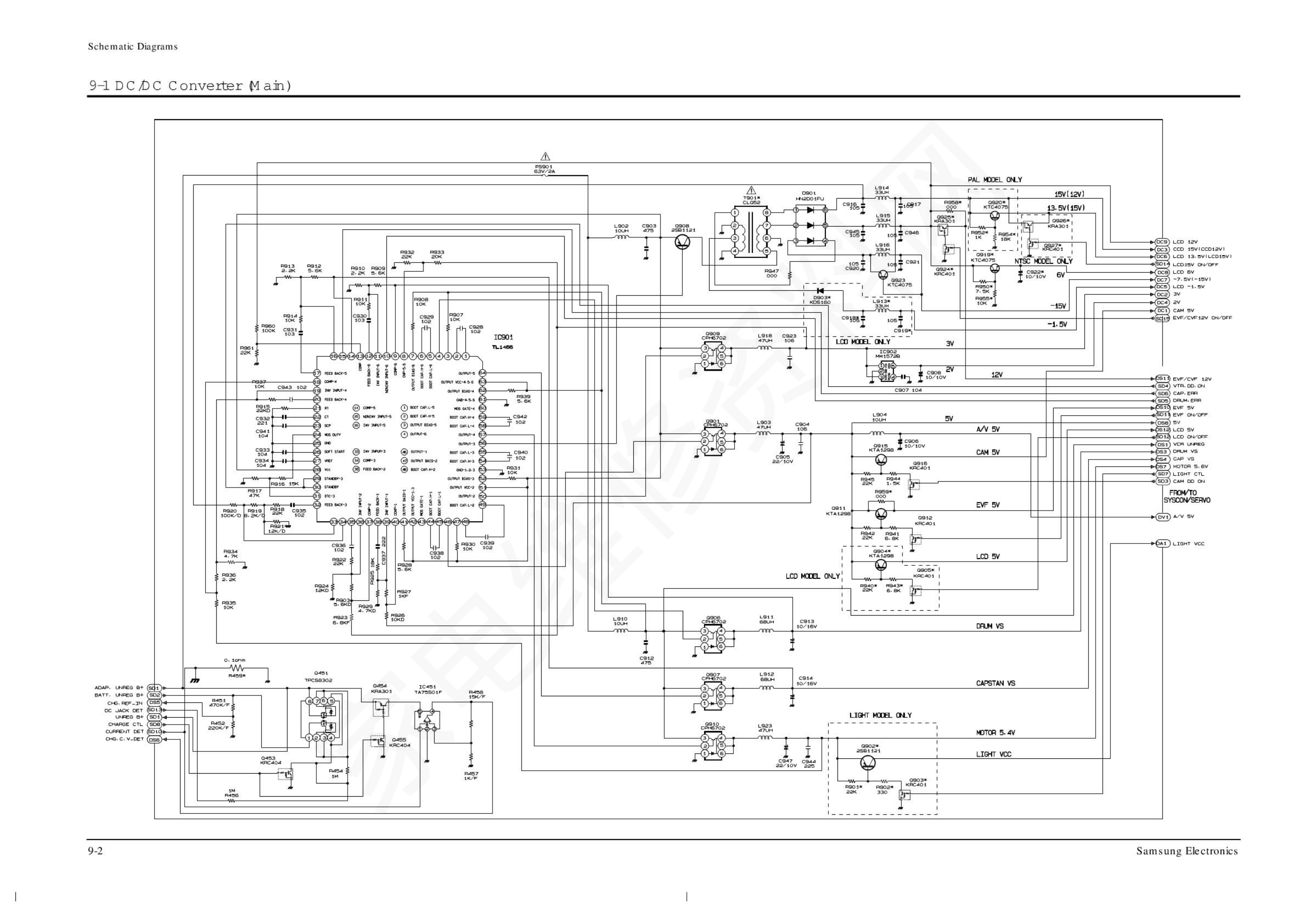 Samsung SC-L770摄像机电路图-1