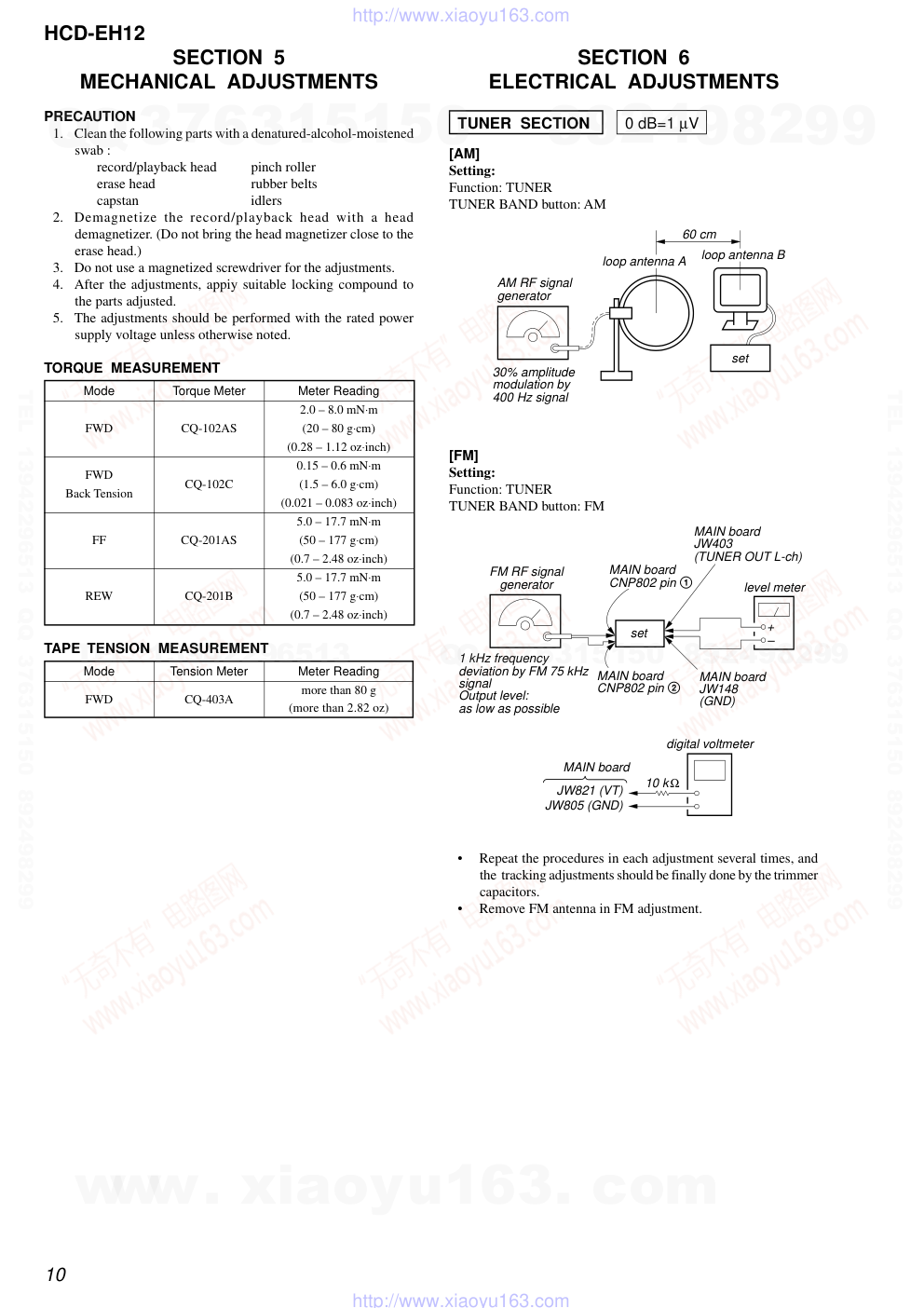 索尼SONY HCD-EH12音响电路图-9