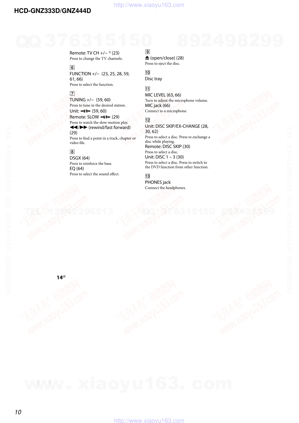 索尼SONY HCD-GNZ333D音响图纸-9 索尼SONY HCD-GNZ333D音响图纸-9