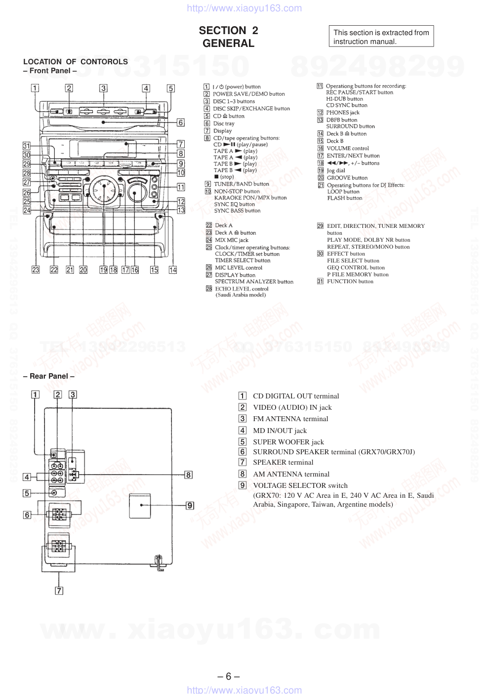 索尼SONY HCD-RXD80音响图纸-5 索尼SONY HCD-RXD80音响图纸-5