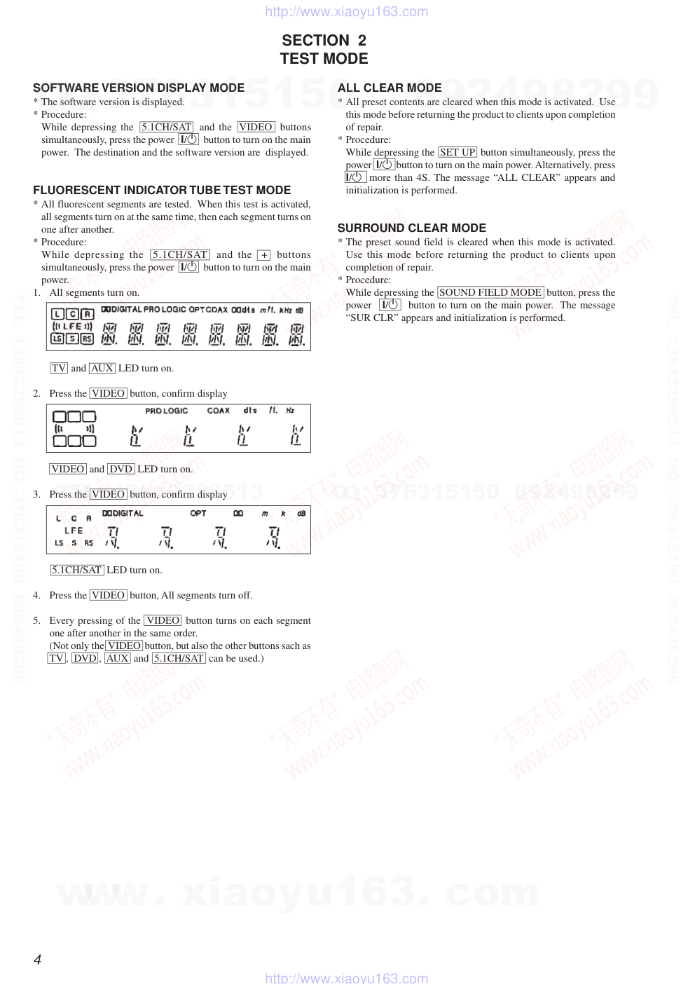索尼SONY TA-VE215电路图-3 索尼SONY TA-VE215电路图-3