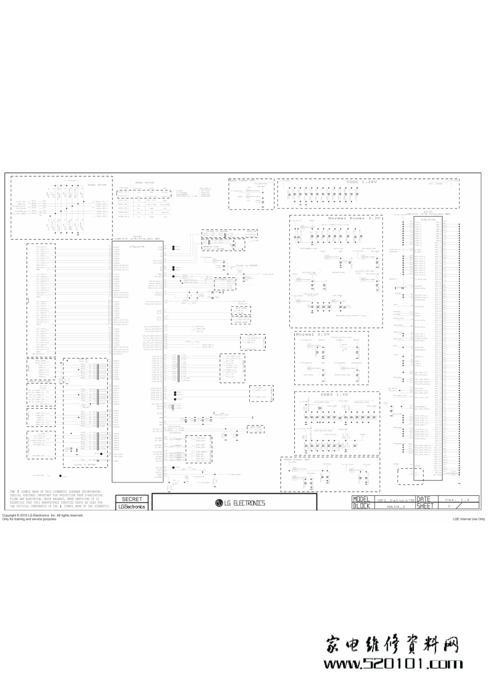 LG 47LE5300-CA液晶电视电路图-1 LG 47LE5300-CA液晶电视电路图-1