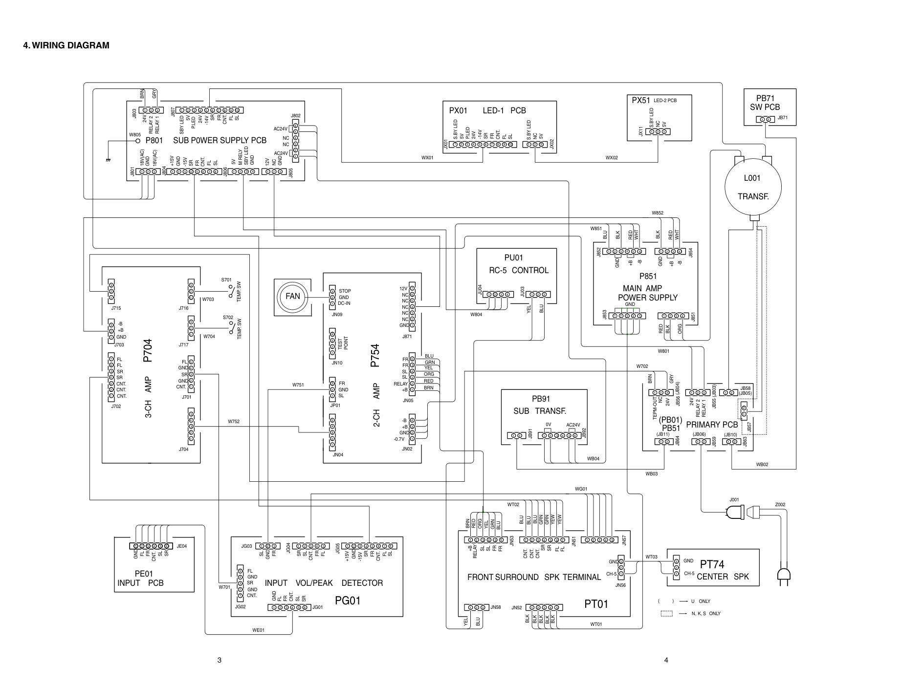 马兰士MARANTZ MM9000U1B音响电路图-3 马兰士MARANTZ MM9000U1B音响电路图-3