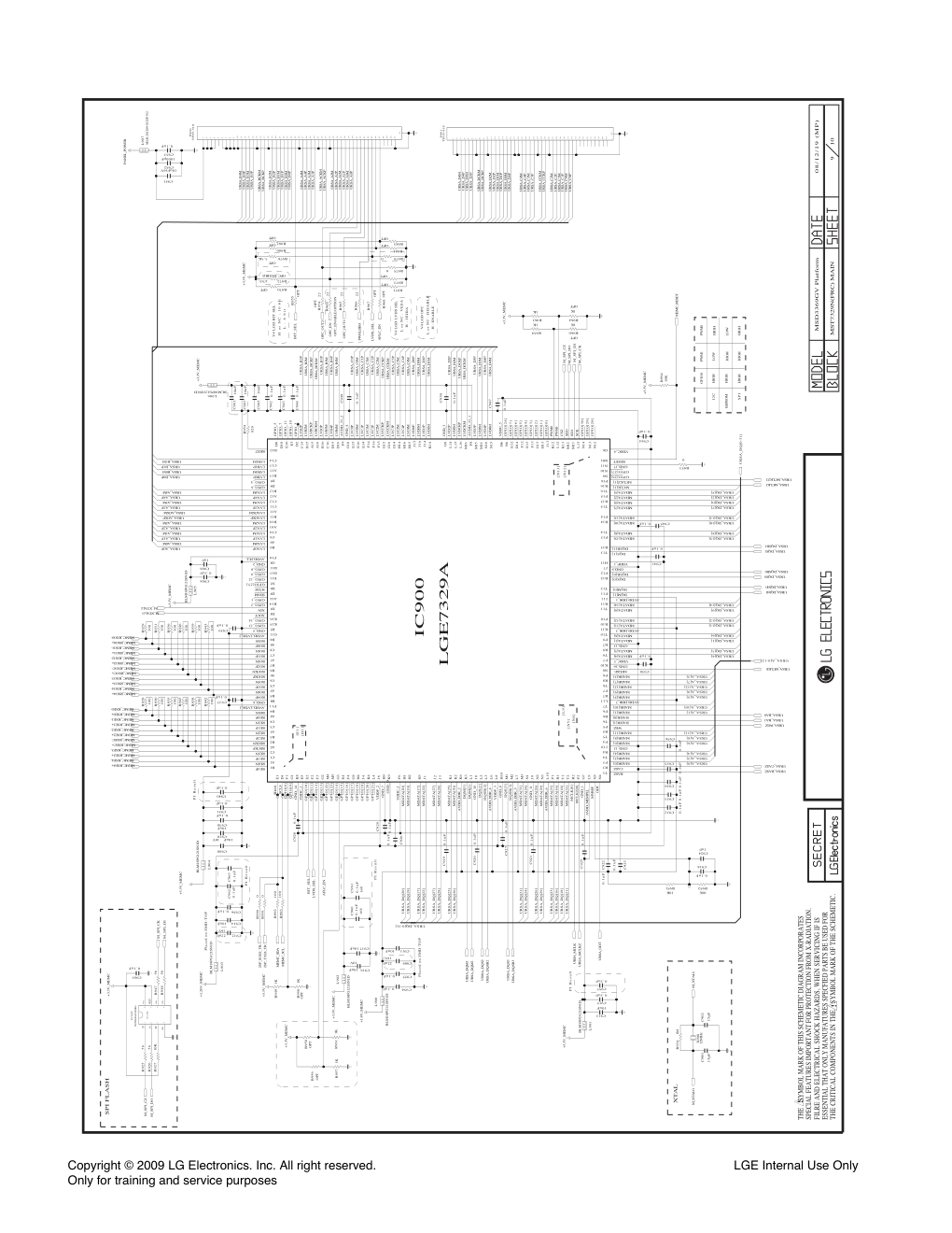 LG 32LH7000液晶电视电路图-8 LG 32LH7000液晶电视电路图-8
