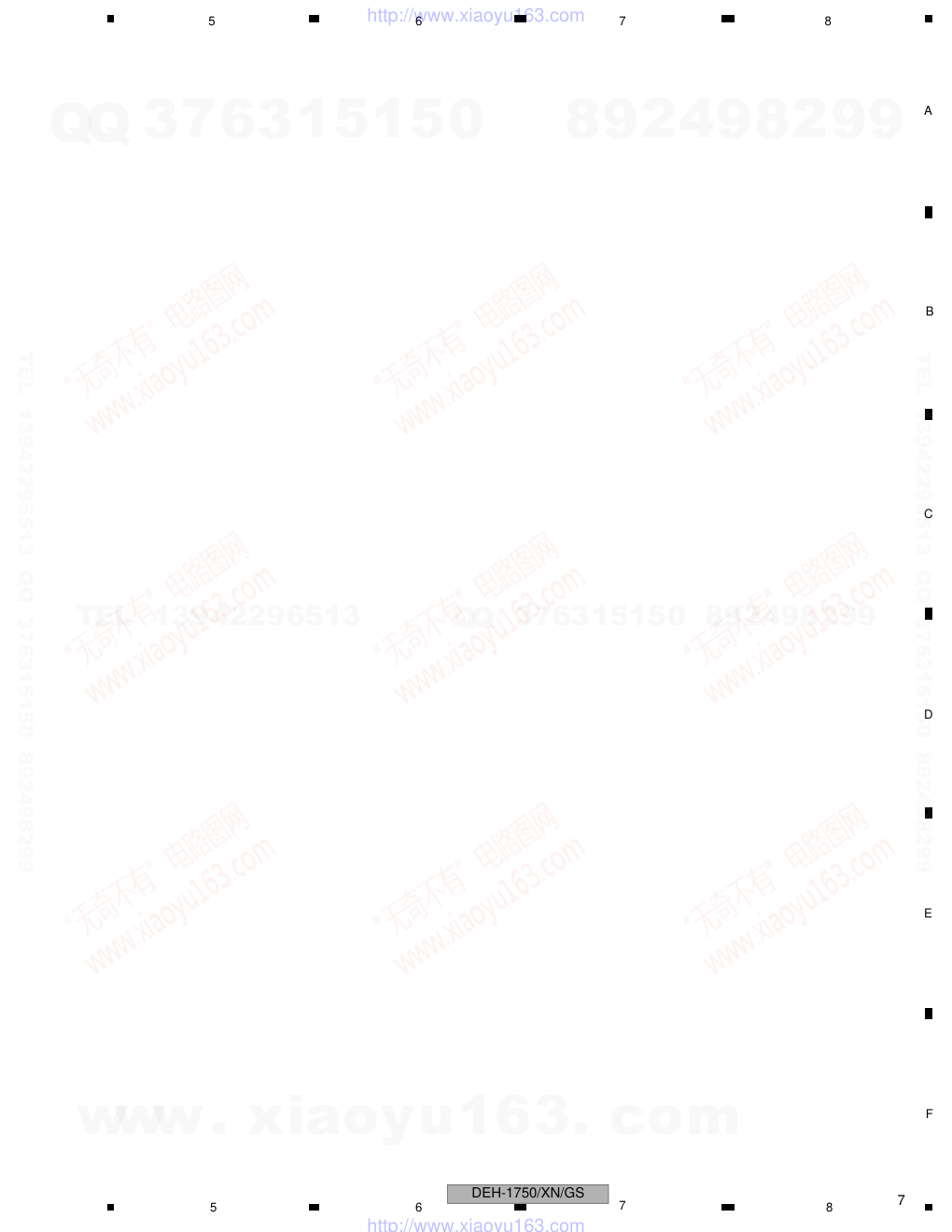 先锋PIONEER DEH-1750GS电路图-6 先锋PIONEER DEH-1750GS电路图-6