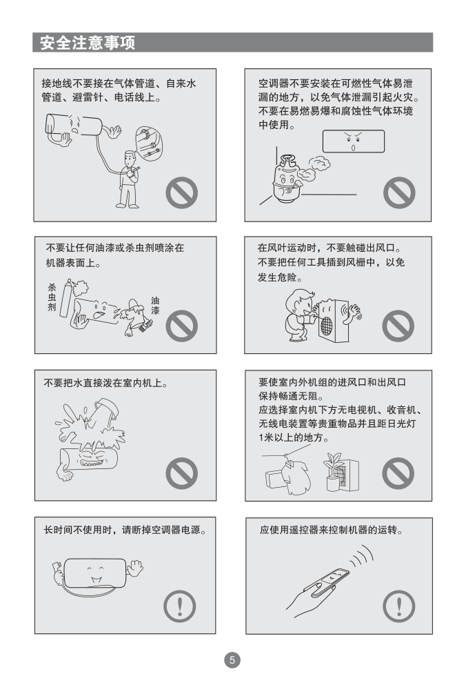 海尔家用空调节能风(KFRd-23GW-02D(HF)-S1(珠光白)说明书-7 海尔家用空调节能风(KFRd-23GW-02D(HF)-S1(珠光白)说明书-7
