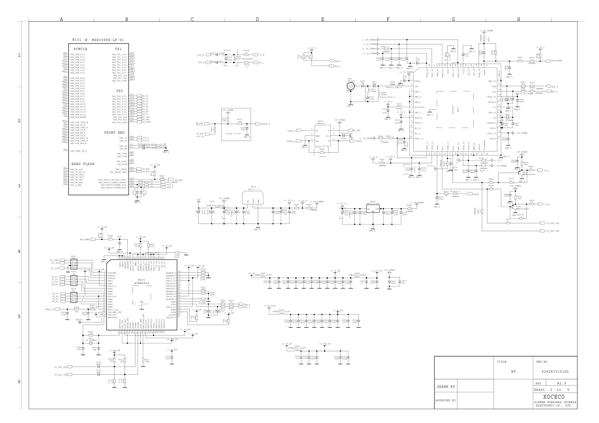 三洋LCD-39XR12F液晶电视电路图-2