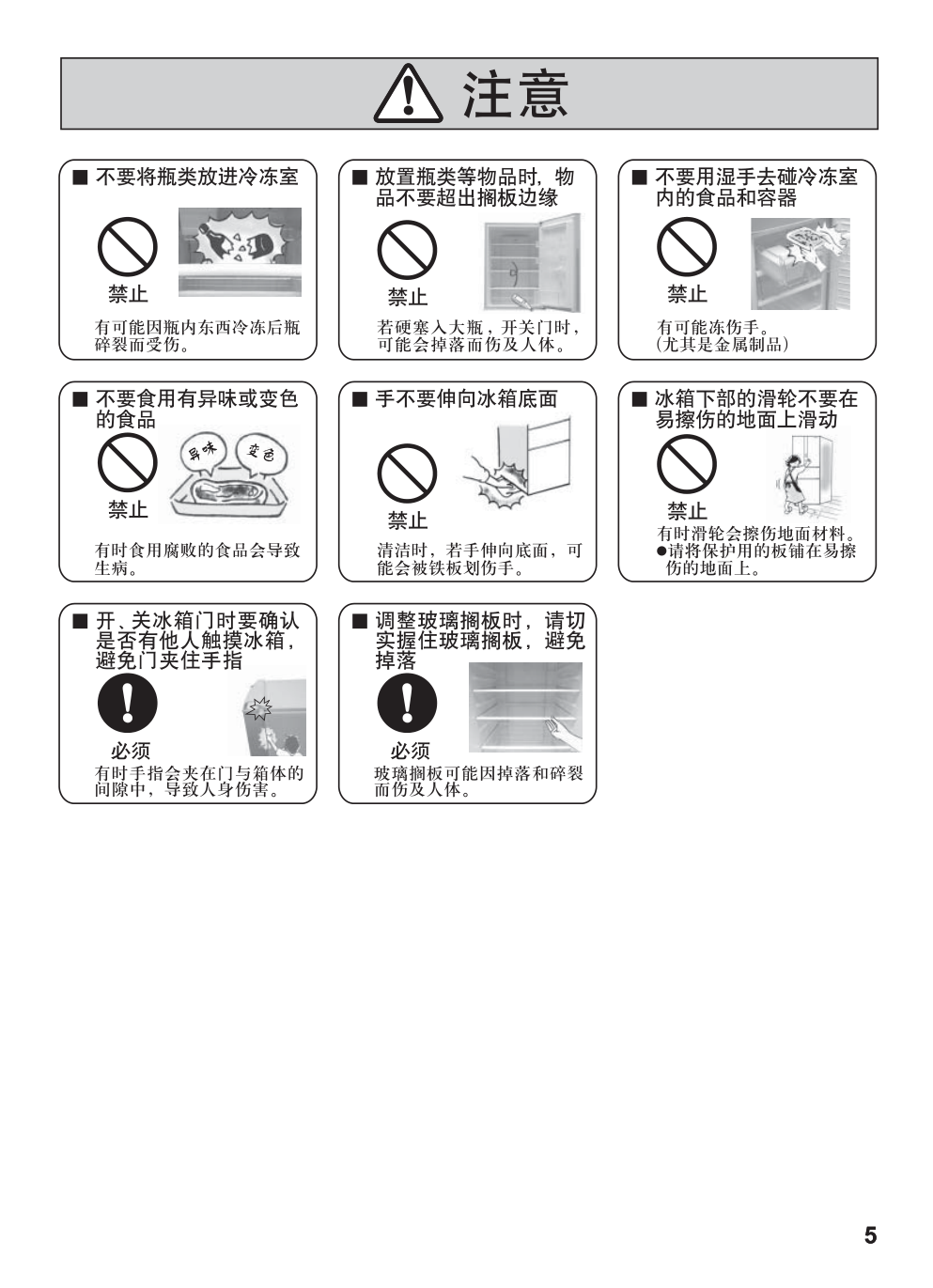 松下冰箱NR-C29WP1型说明书-4 松下冰箱NR-C29WP1型说明书-4