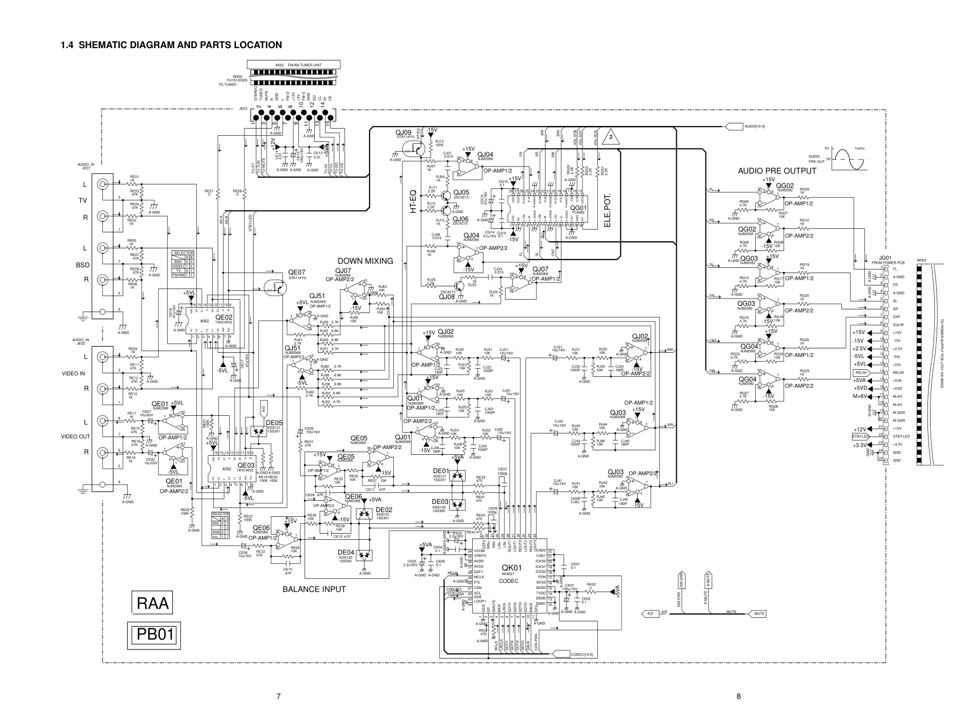 马兰士MARANTZ ER3000F1S音响电路图-6 马兰士MARANTZ ER3000F1S音响电路图-6