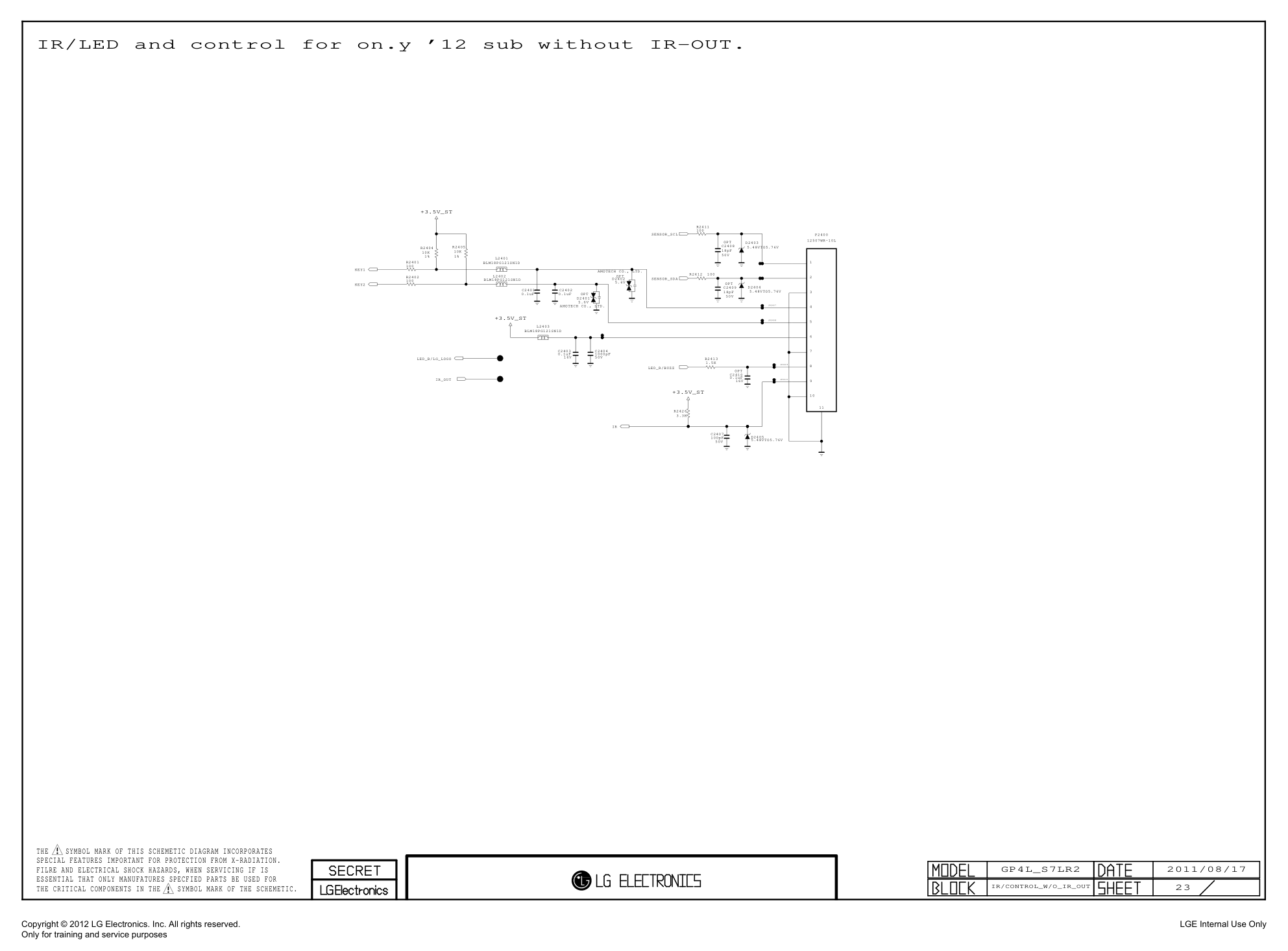 LG 42LS315H-CA液晶电视主板电路图-6