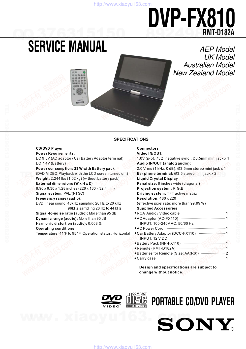 索尼SONY DVP-FX810音响电路原理图-0 索尼SONY DVP-FX810音响电路原理图-0