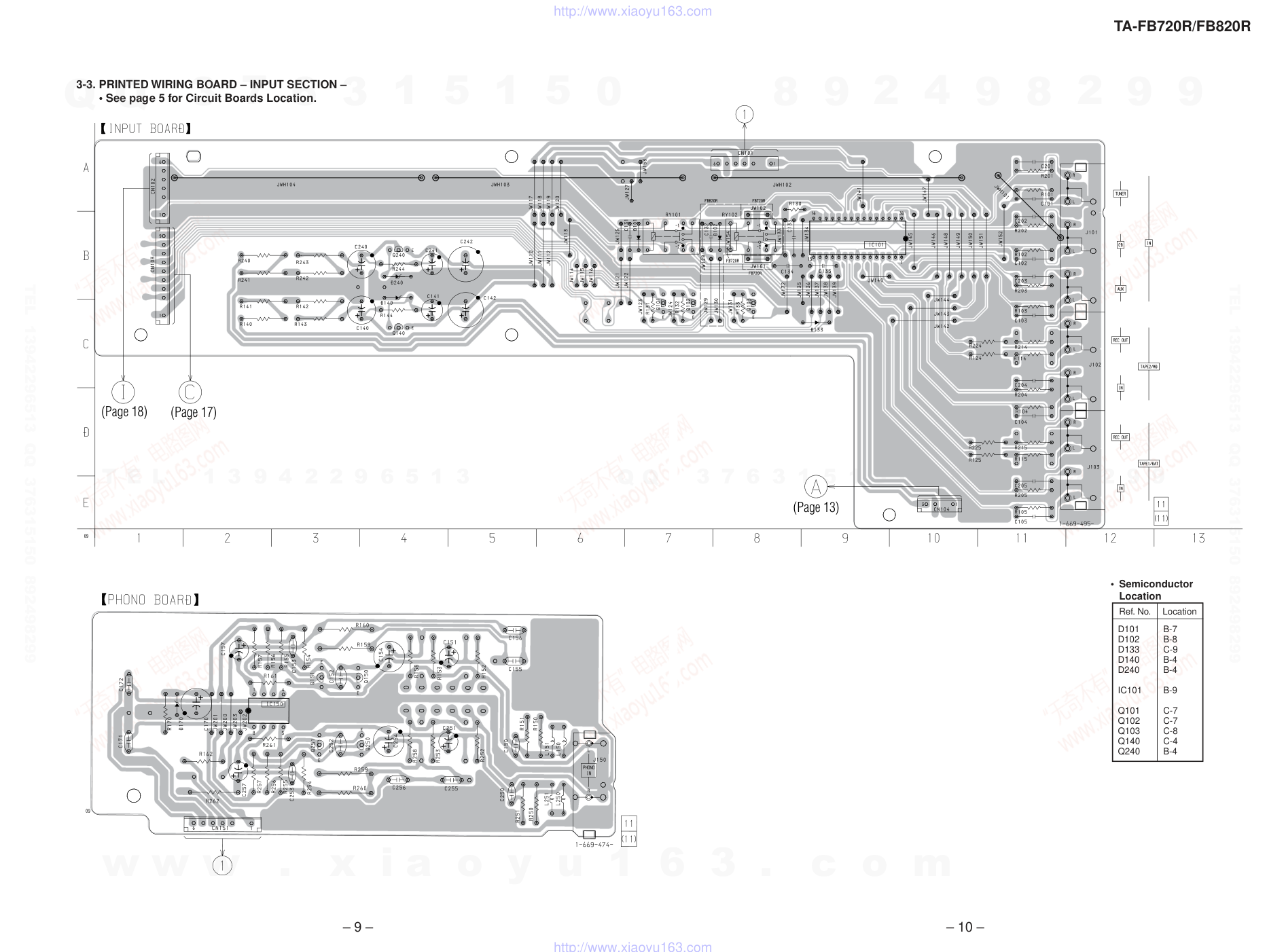 索尼SONY TA-FB820R音响电路原理图-6 索尼SONY TA-FB820R音响电路原理图-6
