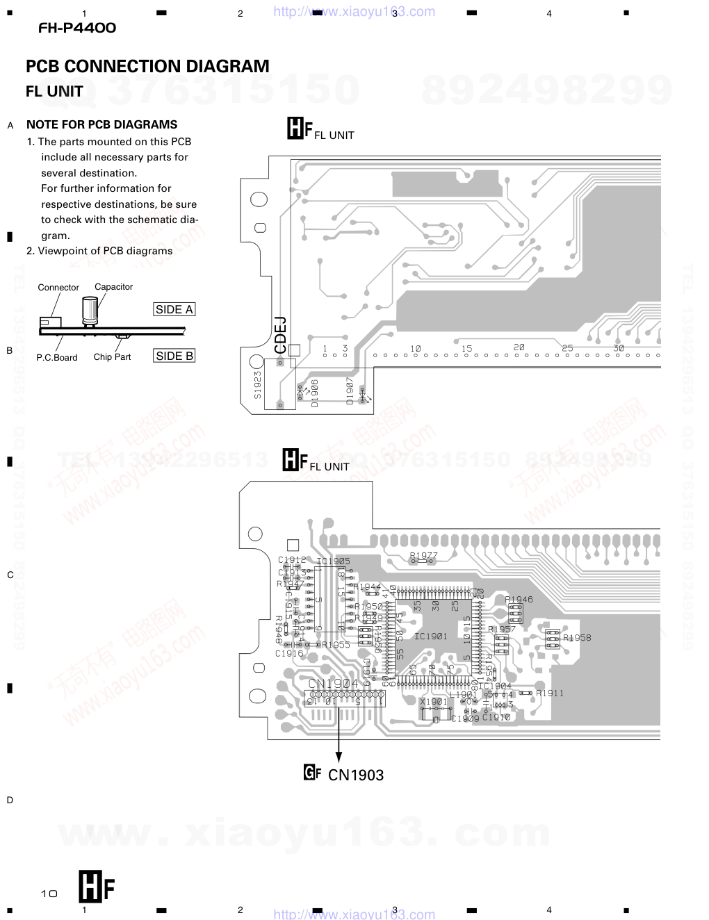 先锋PIONEER FH-P4400音响电路图-9 先锋PIONEER FH-P4400音响电路图-9
