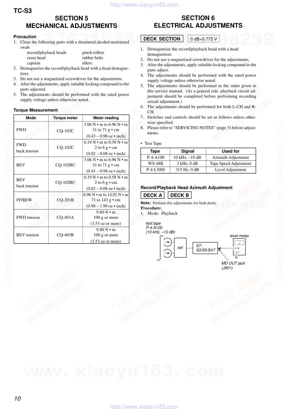 索尼SONY TC-S3电路图-9 索尼SONY TC-S3电路图-9