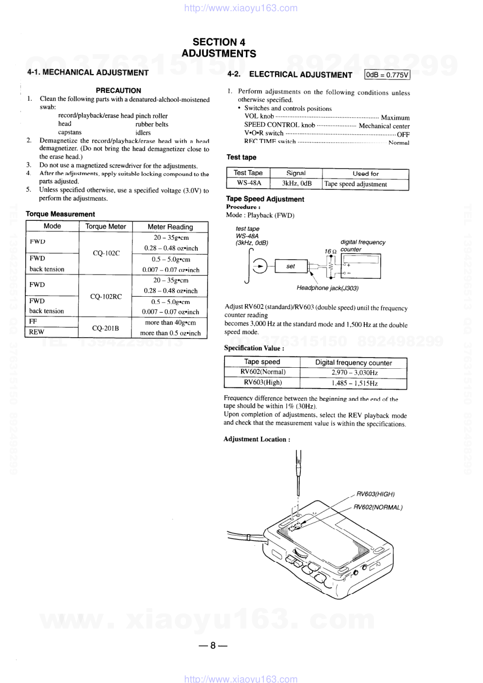 索尼SONY TCS-60DV电路图-7 索尼SONY TCS-60DV电路图-7