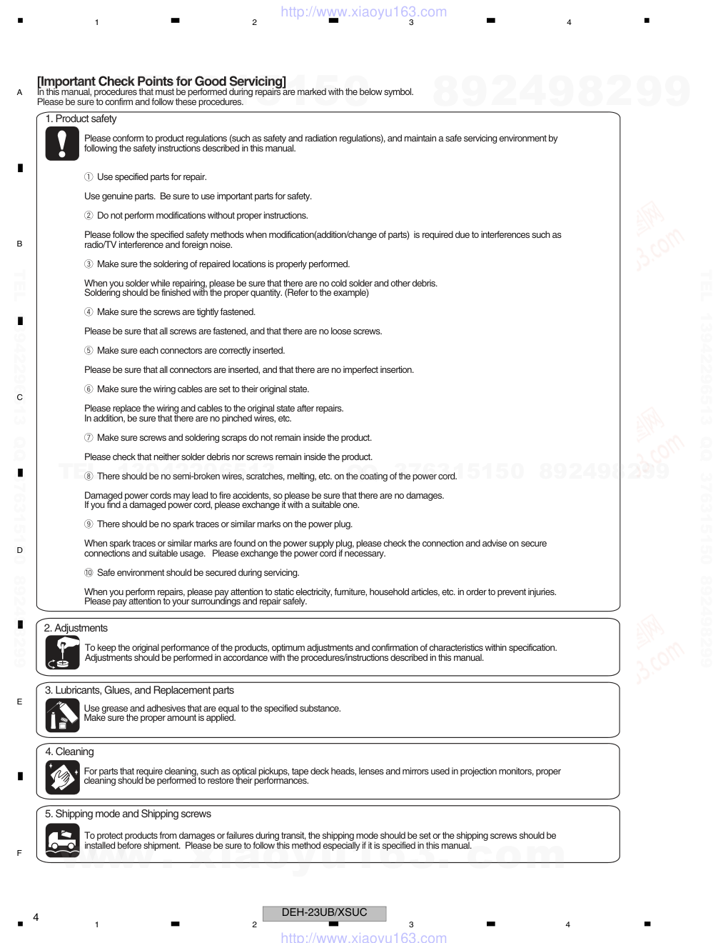 先锋PIONEER DEH-23UBXSUC电路图-3 先锋PIONEER DEH-23UBXSUC电路图-3