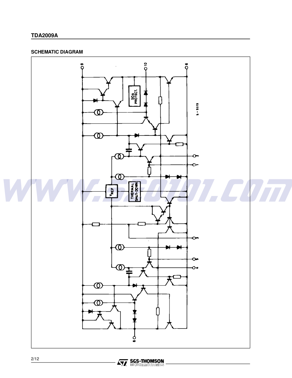 TDA 2009A立体声处理集成电路手册-1 TDA 2009A立体声处理集成电路手册-1