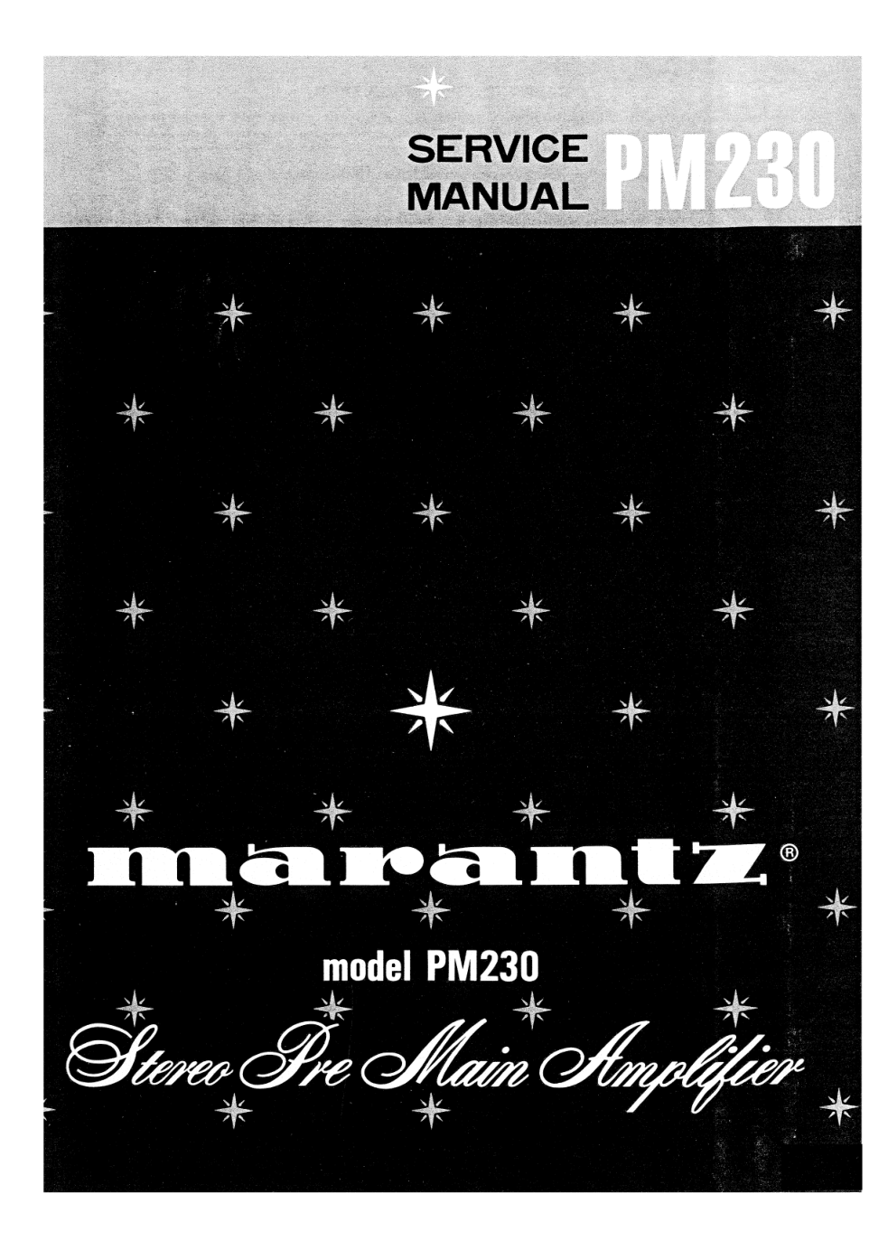 马兰士MARANTZ PM230音响电路图-0