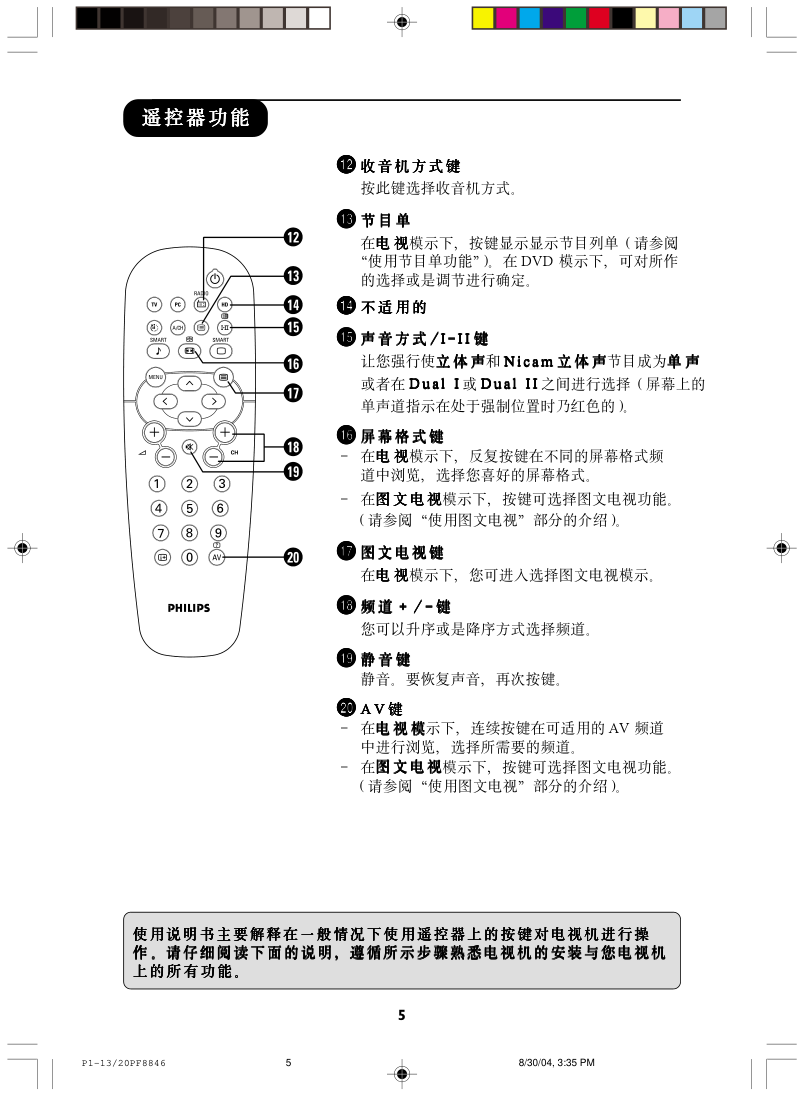 飞利浦42PFL743293液晶电视说明书-4 飞利浦42PFL743293液晶电视说明书-4