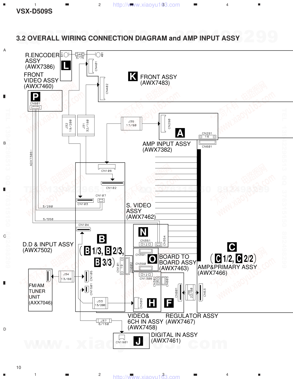 先锋PIONEER VSX-D509S电路图-9 先锋PIONEER VSX-D509S电路图-9