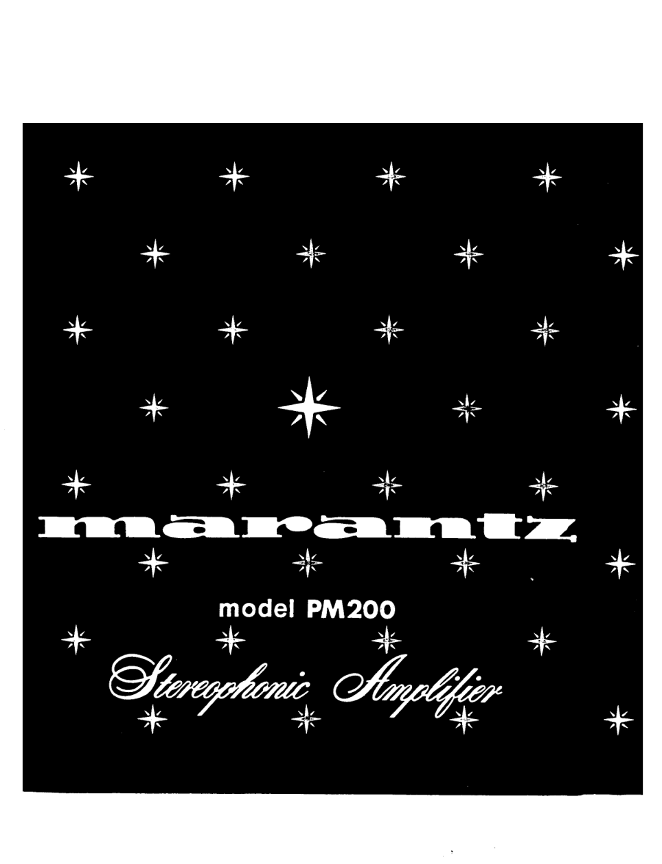 马兰士MARANTZ PM200音响电路图-0 马兰士MARANTZ PM200音响电路图-0