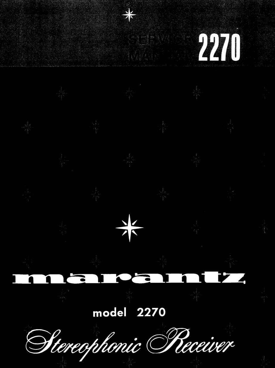 马兰士MARANTZ 2270音响服务手册-0
