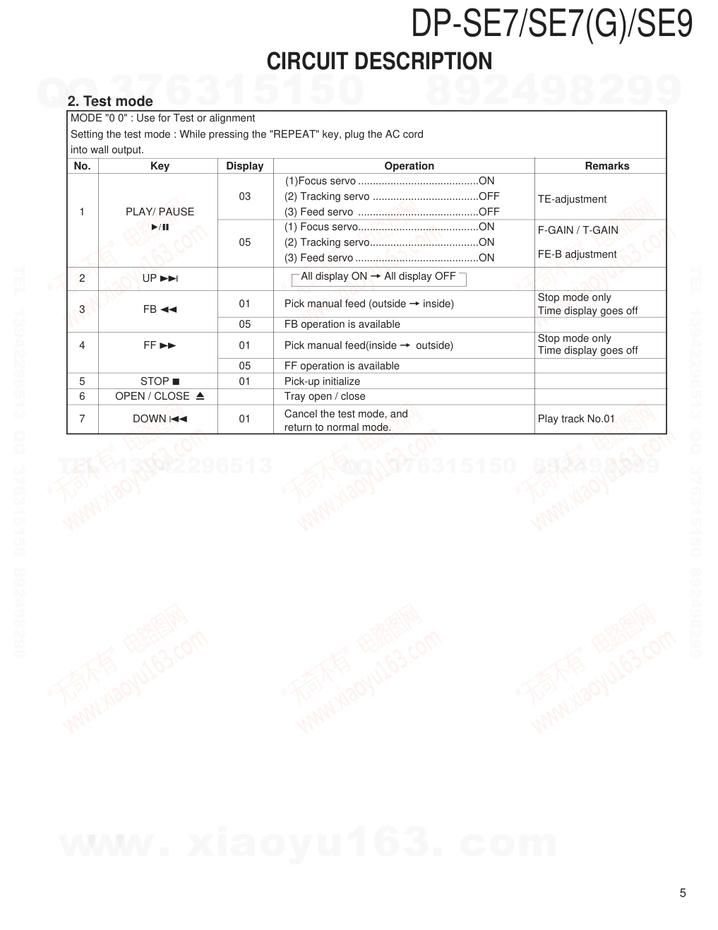 建伍KENWOOD DP-SE9 CD播放机电路图-4 建伍KENWOOD DP-SE9 CD播放机电路图-4
