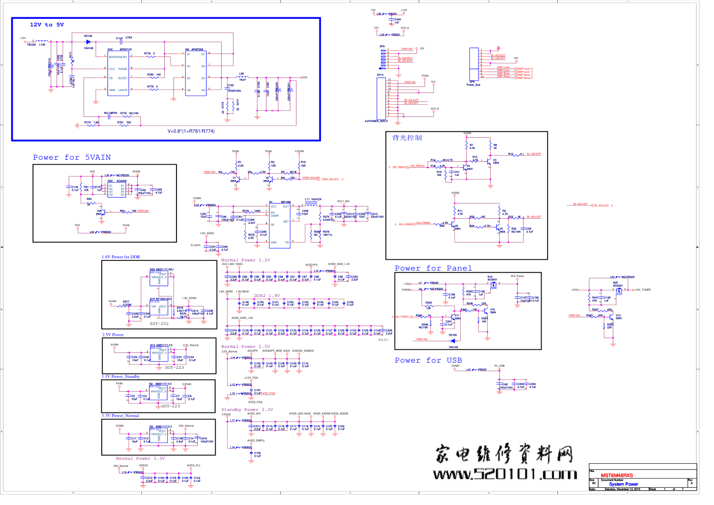 海信LED32K11液晶电视(4359板)主板电路原理图-0 海信LED32K11液晶电视(4359板)主板电路原理图-0