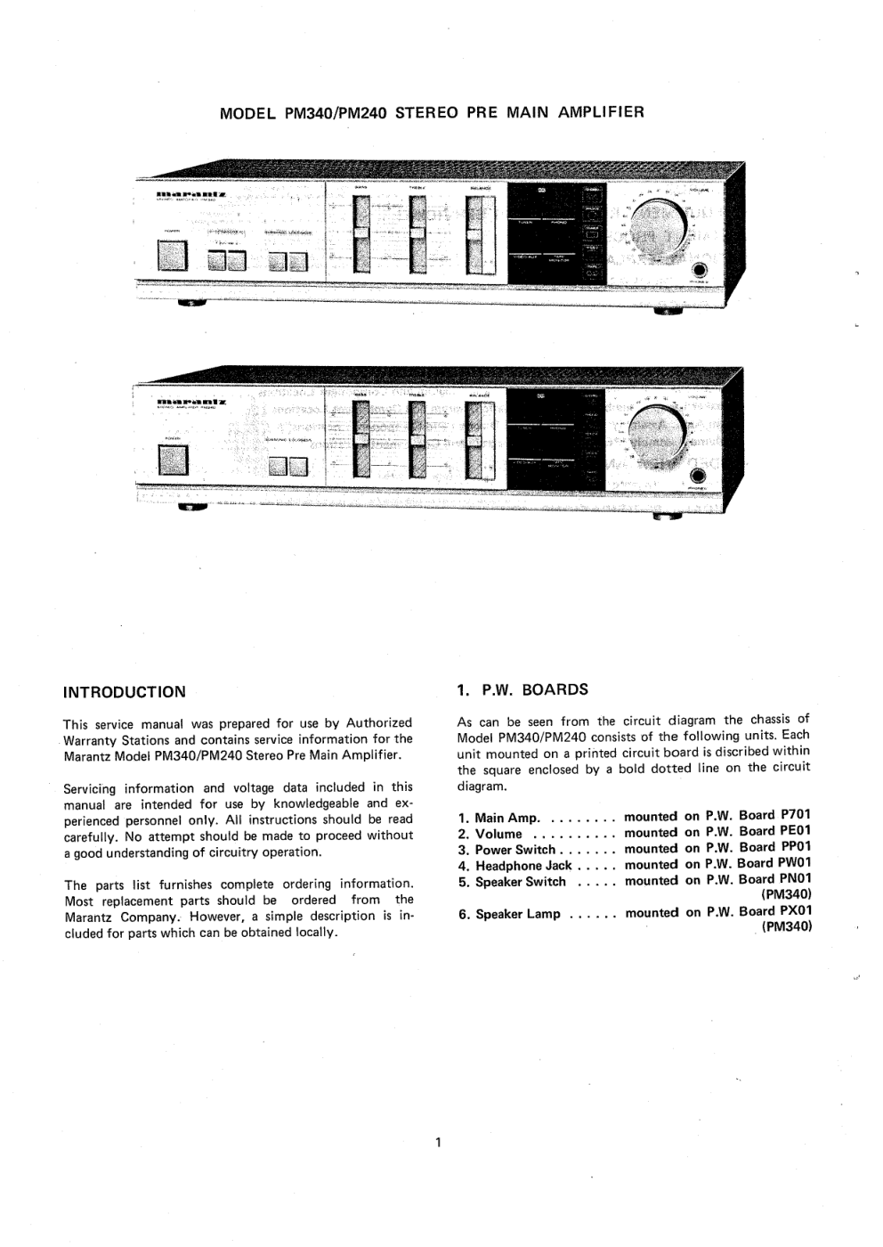 马兰士MARANTZ PM240音响电路图-3 马兰士MARANTZ PM240音响电路图-3