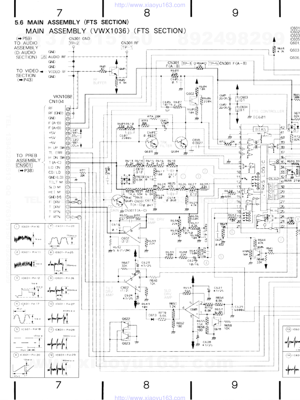 先锋PIONEER CLD-2080音响电路原理图-8 先锋PIONEER CLD-2080音响电路原理图-8