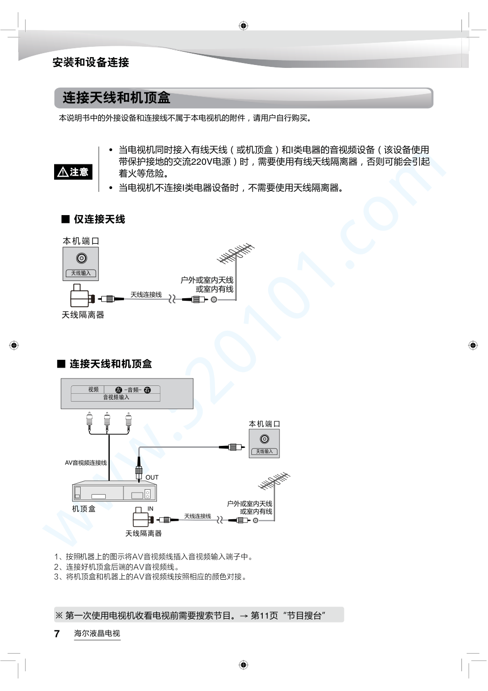 海尔LS55AL88K20液晶电视说明书-7 海尔LS55AL88K20液晶电视说明书-7