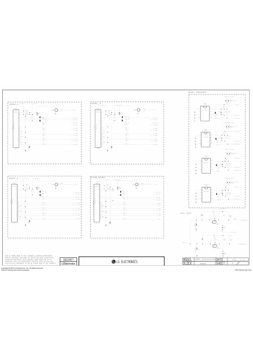 LG 47LE5300-CA液晶电视电路图-7 LG 47LE5300-CA液晶电视电路图-7
