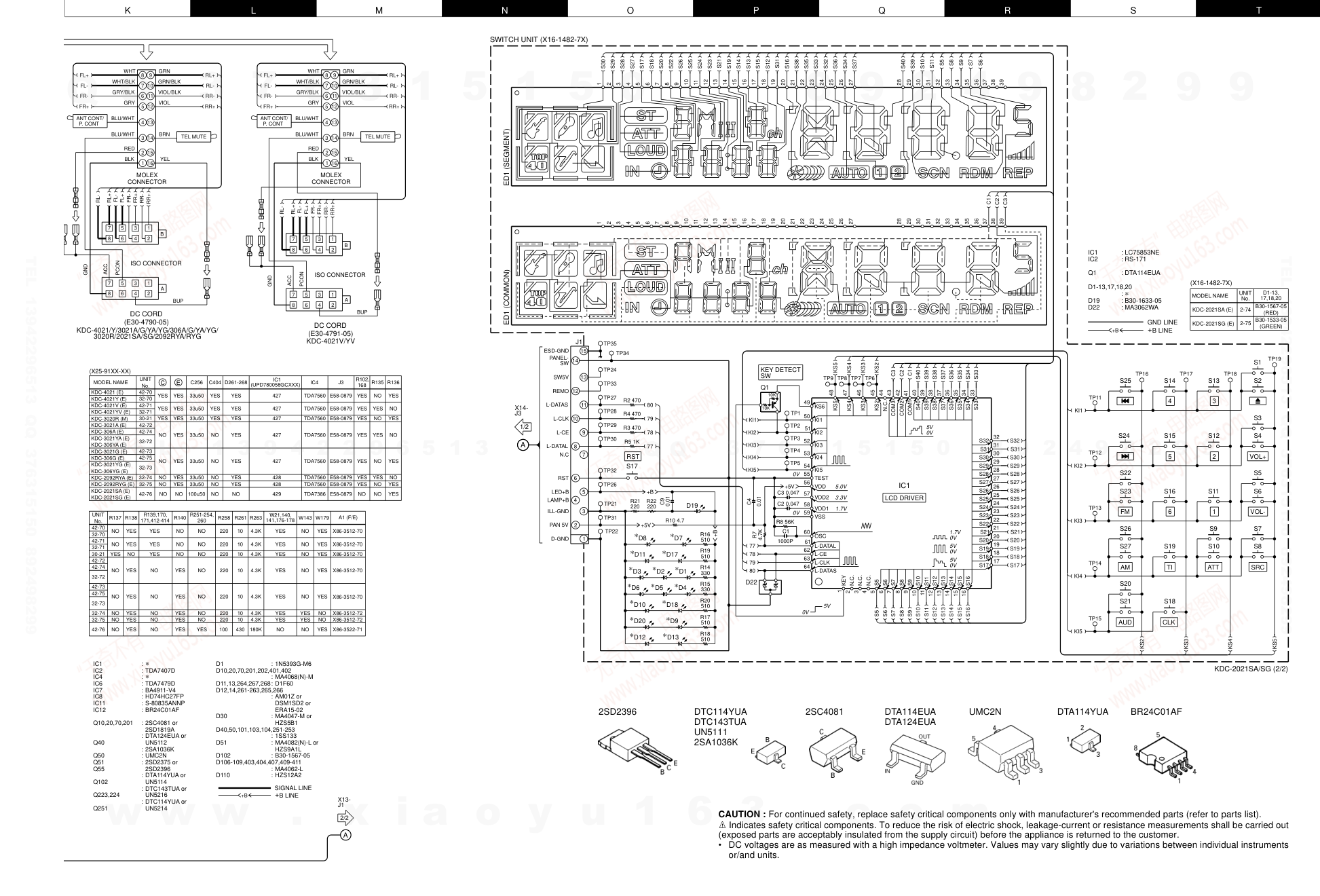 建伍KENWOOD KDC-2021SG CD播放器维修手册-6 建伍KENWOOD KDC-2021SG CD播放器维修手册-6
