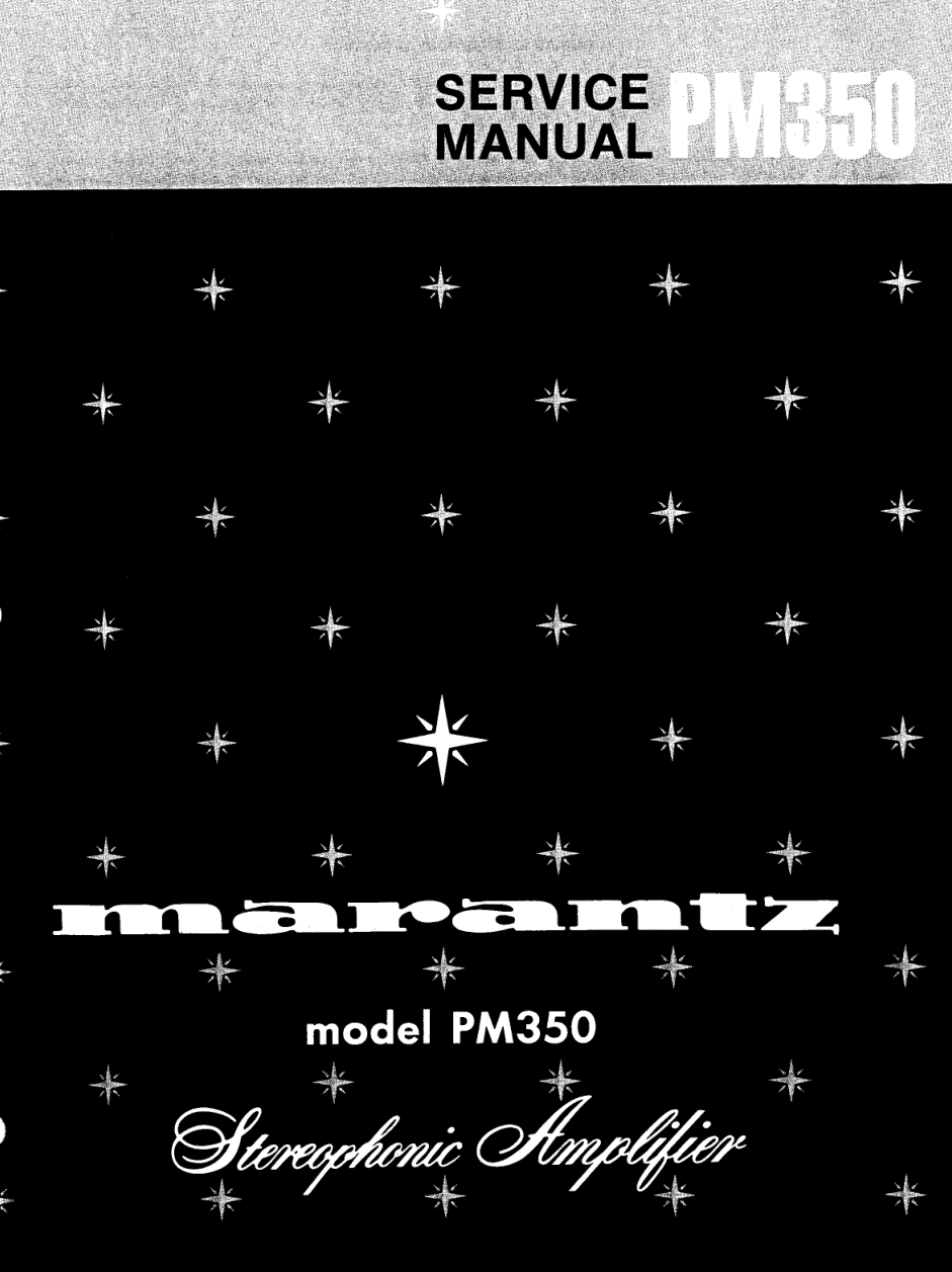 马兰士MARANTZ PM350音响电路图-0 马兰士MARANTZ PM350音响电路图-0