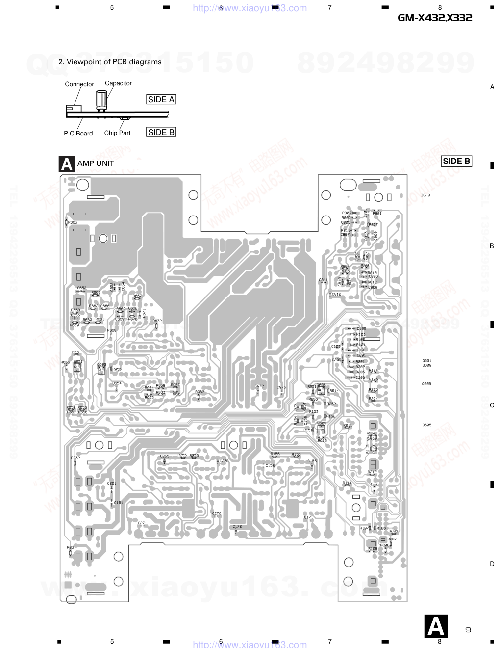 先锋PIONEER GM-X432音响电路图-8 先锋PIONEER GM-X432音响电路图-8