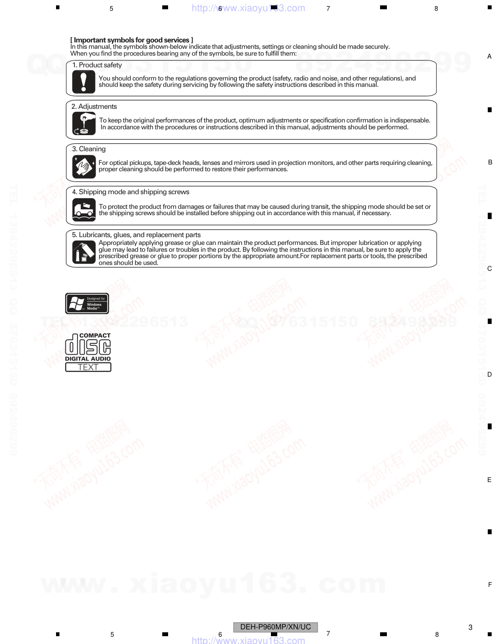先锋PIONEER DEH-P9650MPXNES电路图-2 先锋PIONEER DEH-P9650MPXNES电路图-2