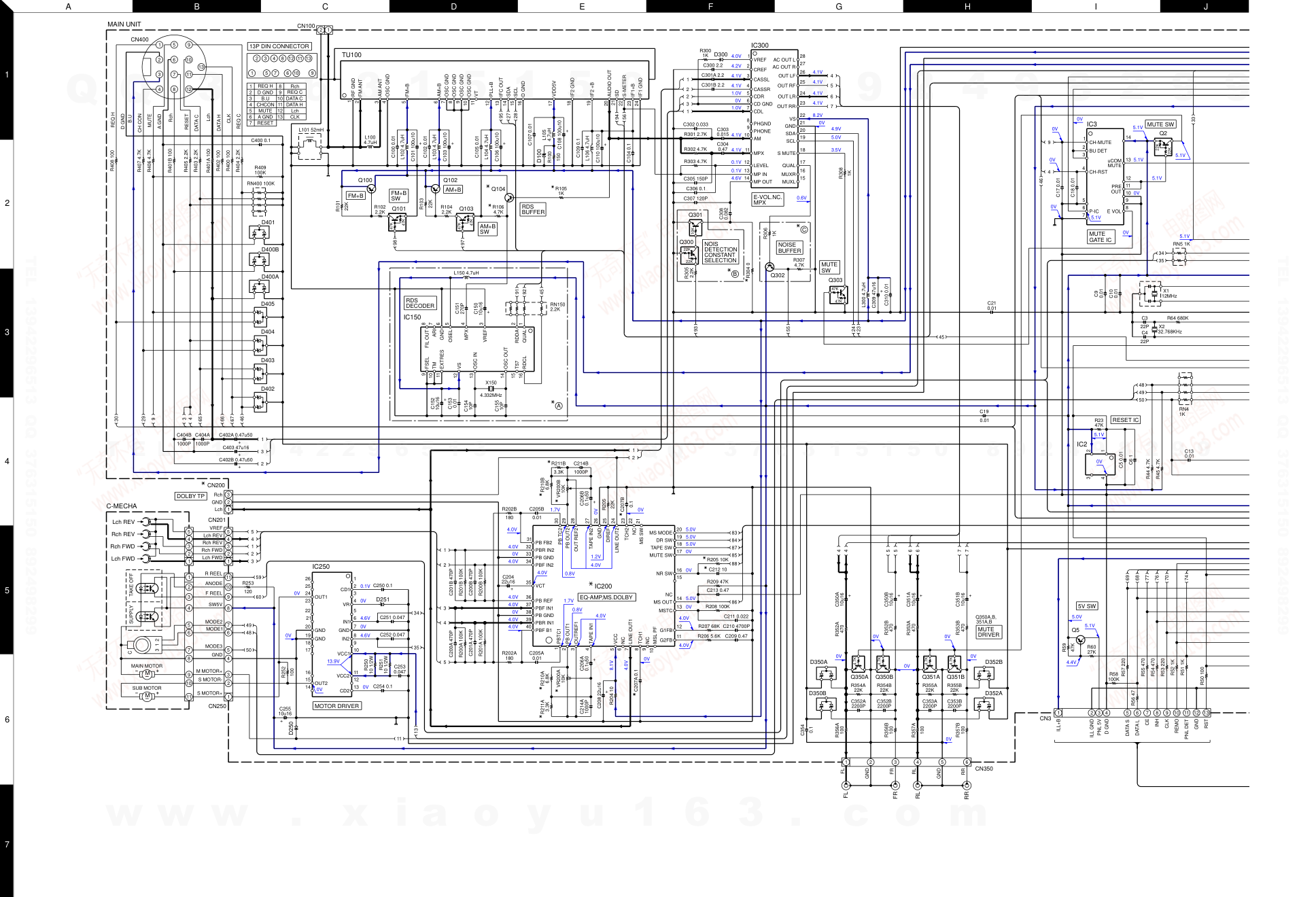 建伍KENWOOD KRC-608磁带录放机维修手册-8 建伍KENWOOD KRC-608磁带录放机维修手册-8