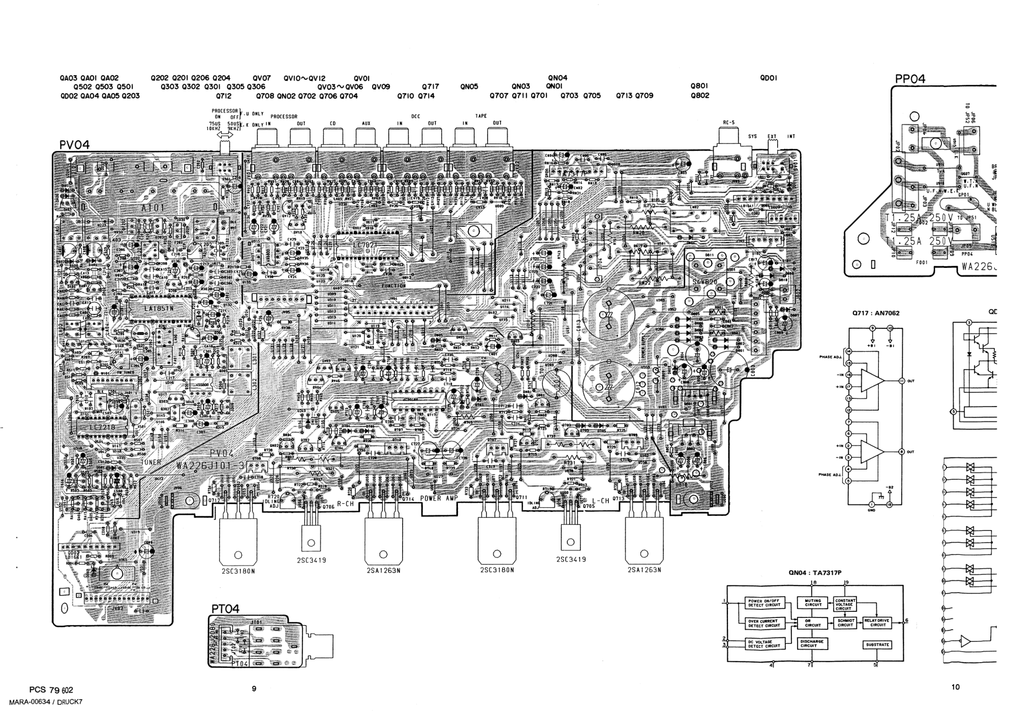 马兰士MARANTZ SR10301B音响电路图-8