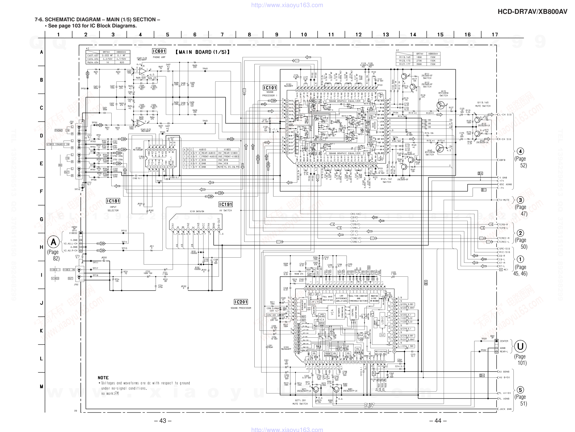索尼SONY HCD-XB800AV音响电路图-2