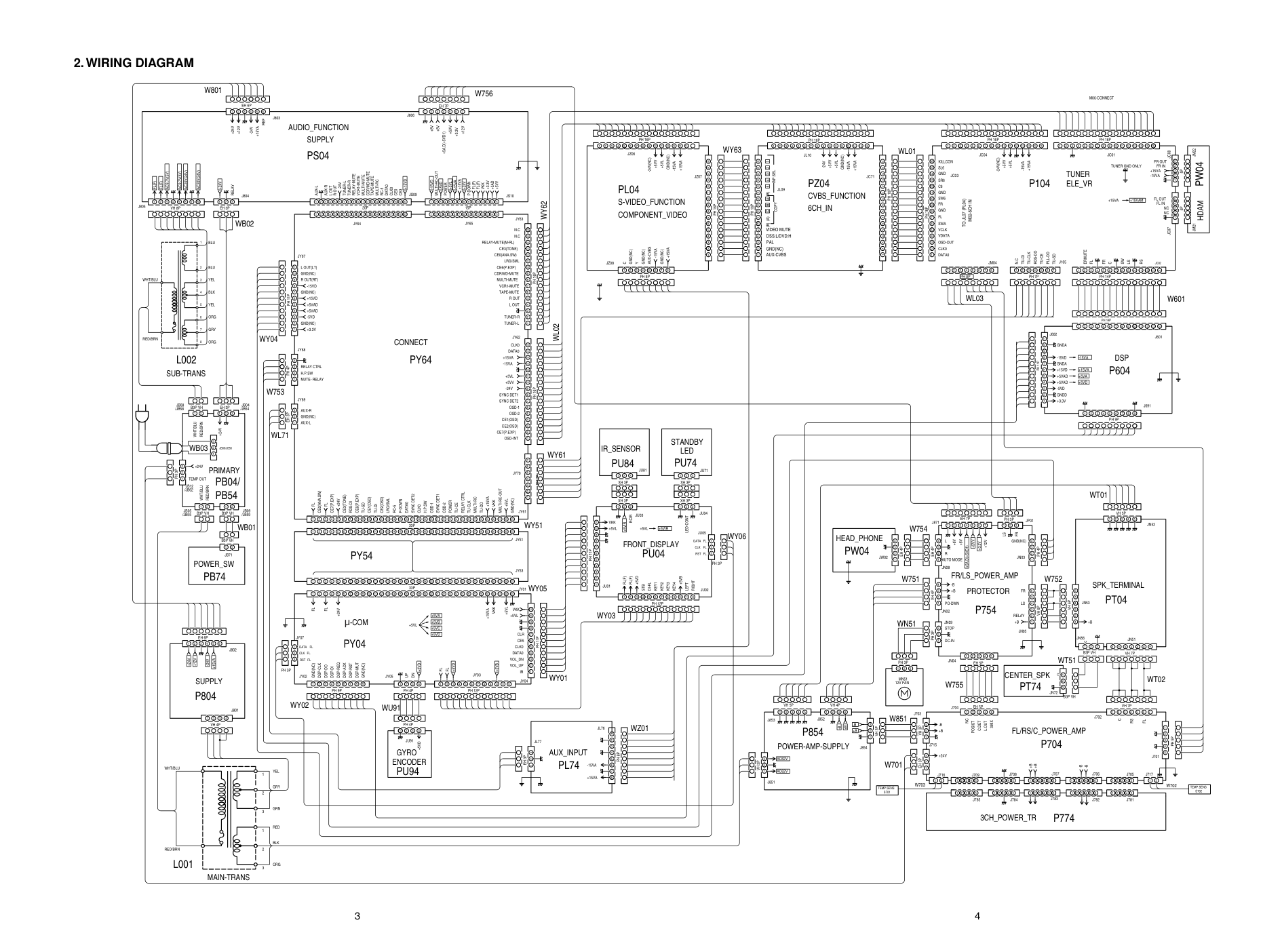 马兰士MARANTZ SR-18EX音响电路图-4 马兰士MARANTZ SR-18EX音响电路图-4