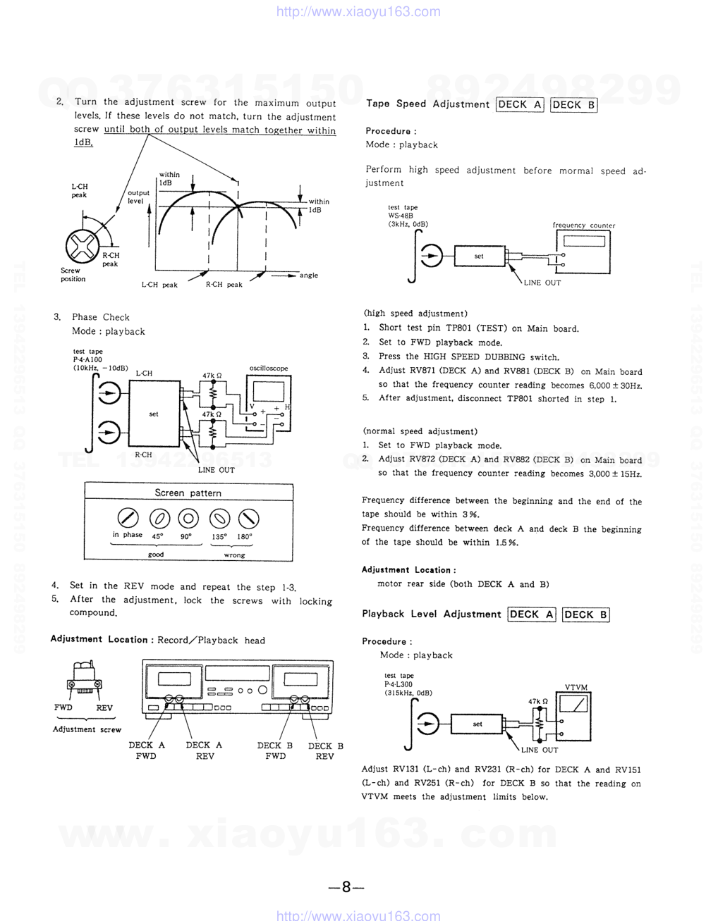 索尼SONY TC-WR820电路图-6