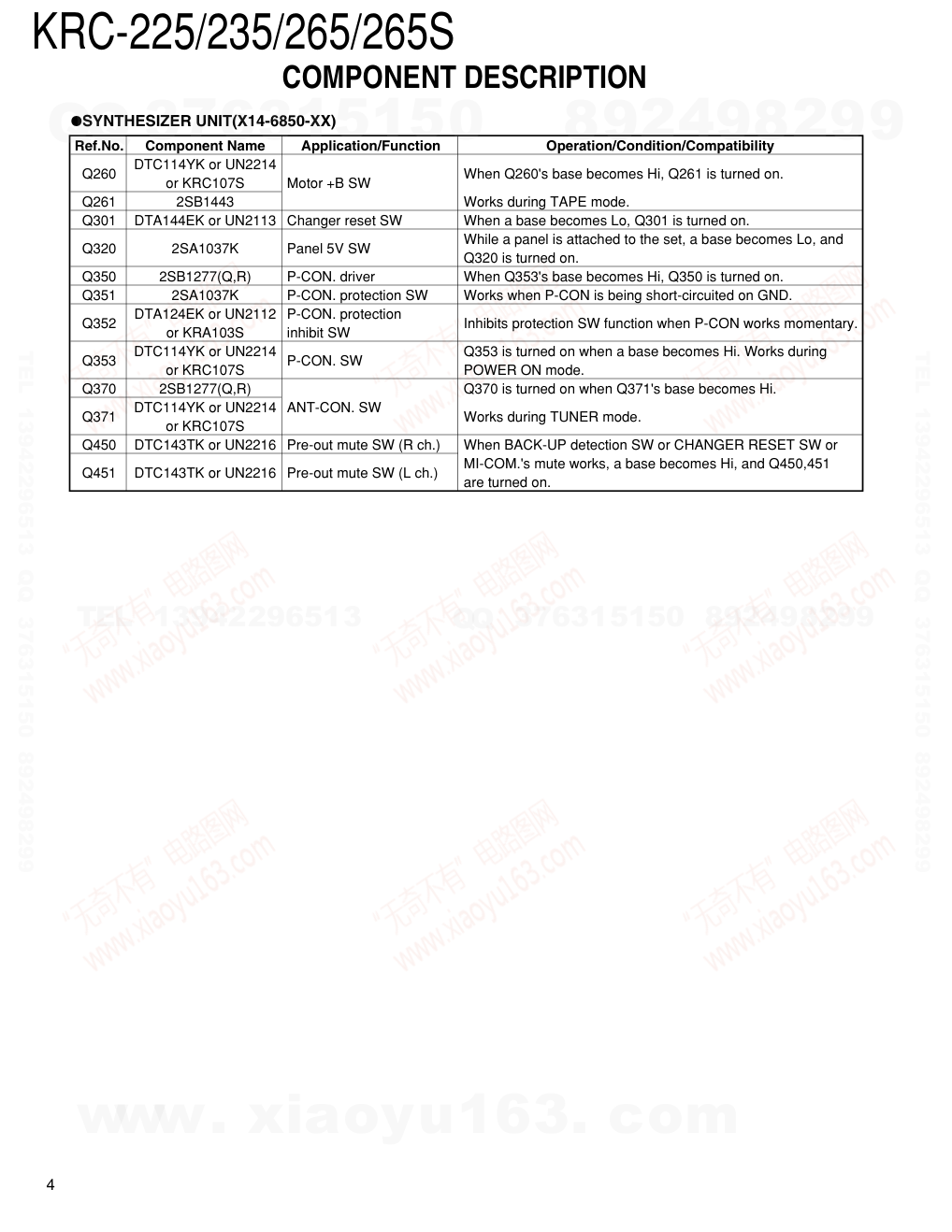 建伍KENWOOD KRC-225磁带录放机电路图-3 建伍KENWOOD KRC-225磁带录放机电路图-3
