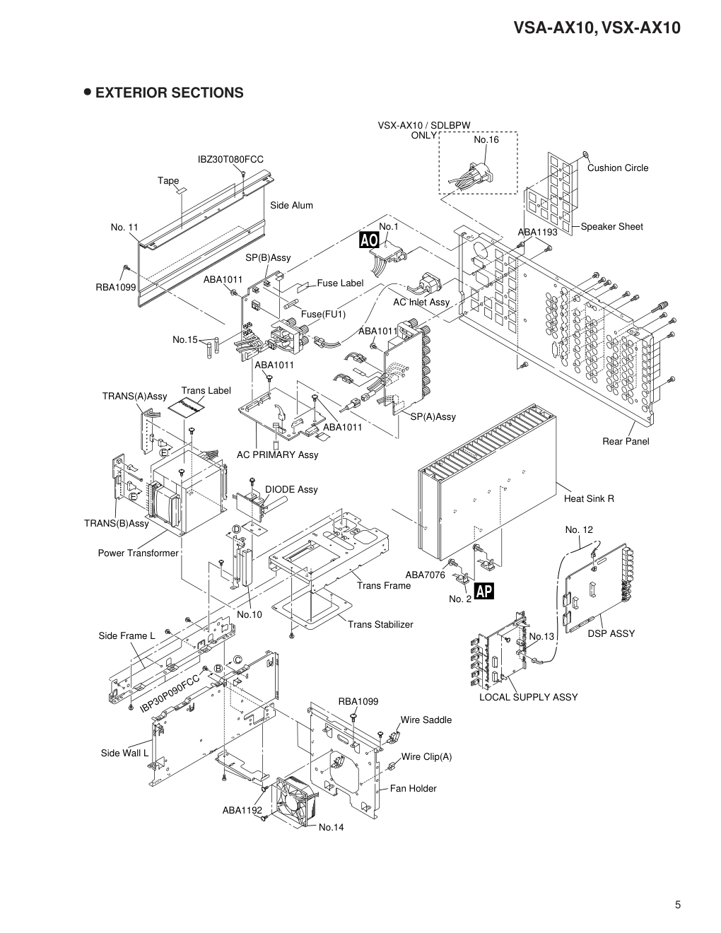 先锋PIONEER VSX-AX10电路图-4 先锋PIONEER VSX-AX10电路图-4