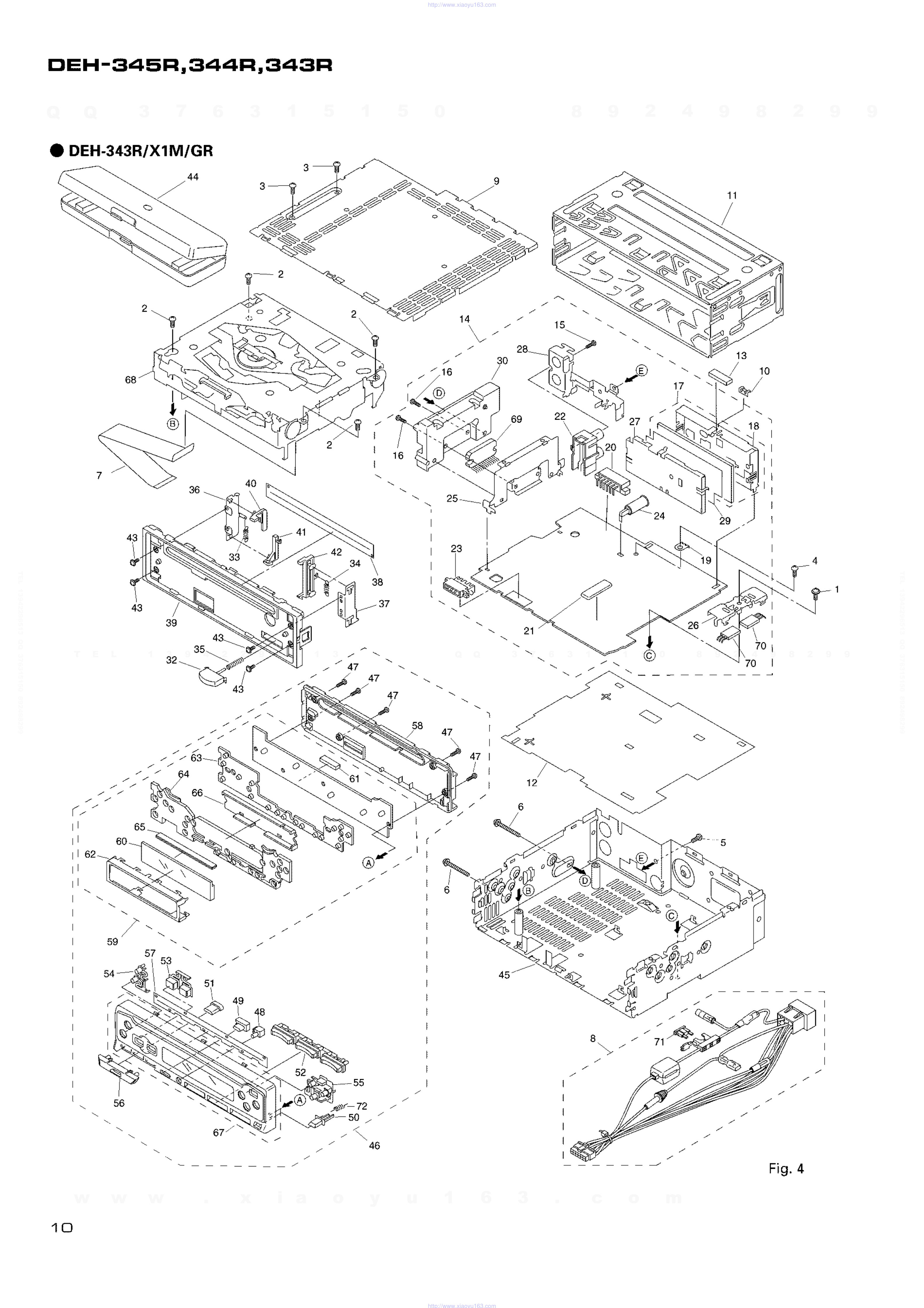 先锋PIONEER DEH-344RX1MEW电路图-9 先锋PIONEER DEH-344RX1MEW电路图-9
