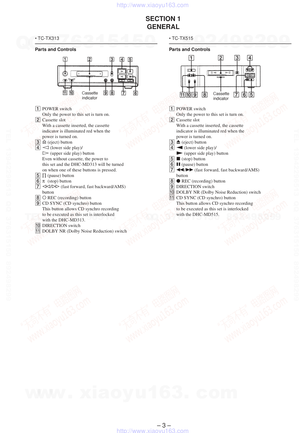 索尼SONY TC-TX313电路图-2 索尼SONY TC-TX313电路图-2