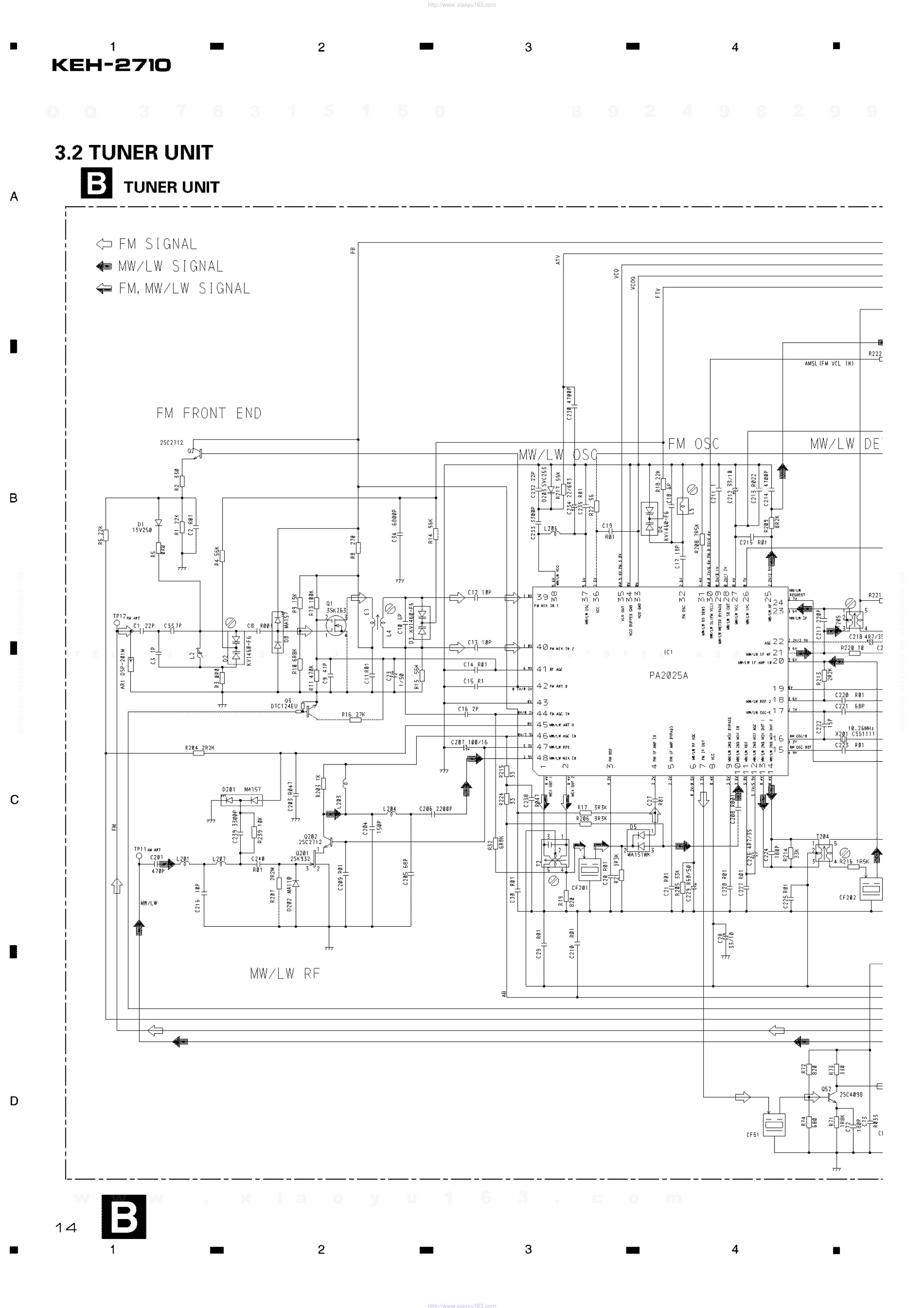 先锋PIONEER KEH-2710音响电路图-6 先锋PIONEER KEH-2710音响电路图-6