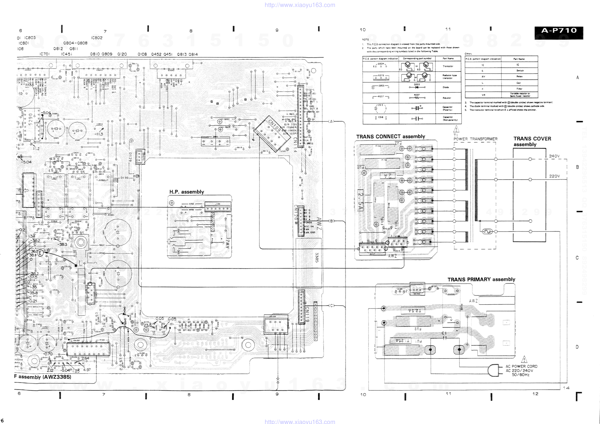 先锋PIONEER A-P510音响电路原理图-7