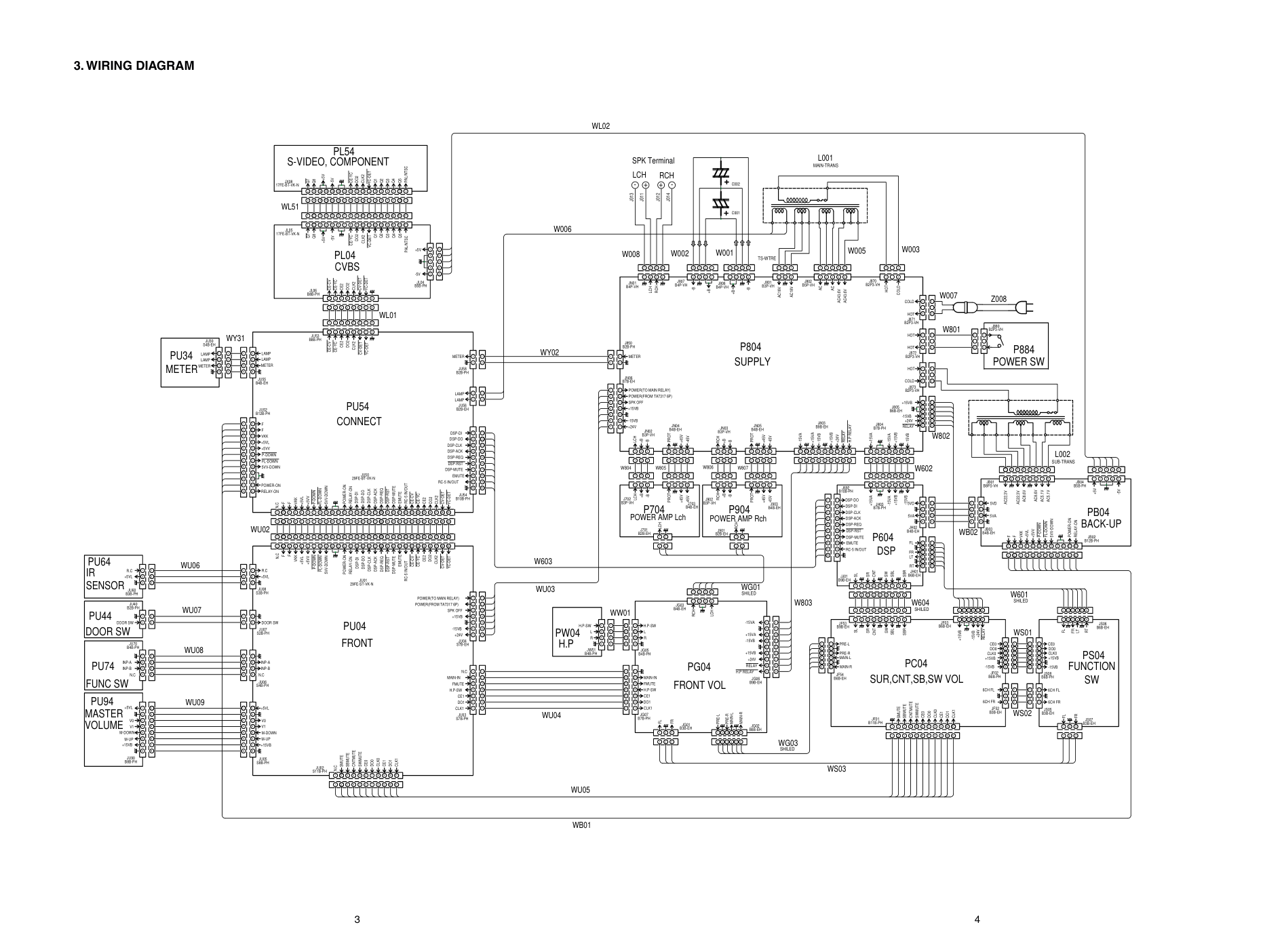 马兰士MARANTZ PS17SA音响电路图-4 马兰士MARANTZ PS17SA音响电路图-4