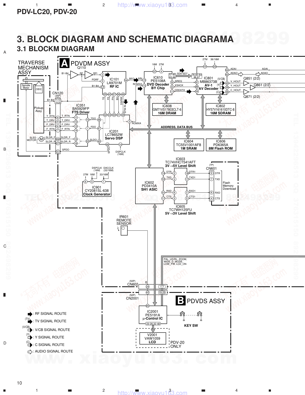 先锋PIONEER PDV-LC20音响电路图-9