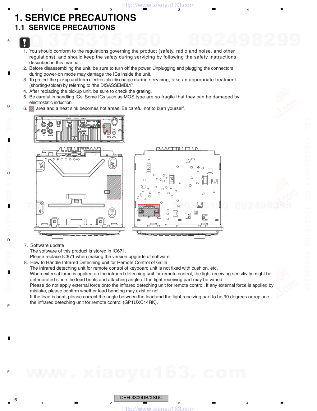 先锋PIONEER DEH-3350UBX1NEC电路图-5 先锋PIONEER DEH-3350UBX1NEC电路图-5
